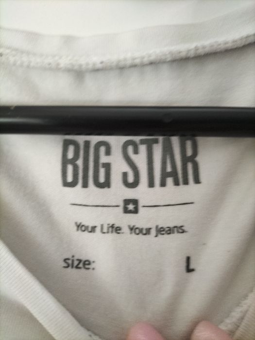 Biały T-shirt uni Big-Star