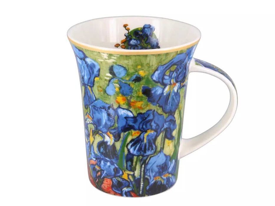 NOWY Kubek ceramiczny 350ml, V. Van Gogh, Irysy