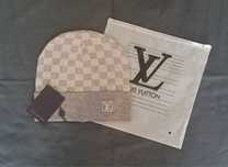 Czapka szara beanie LV