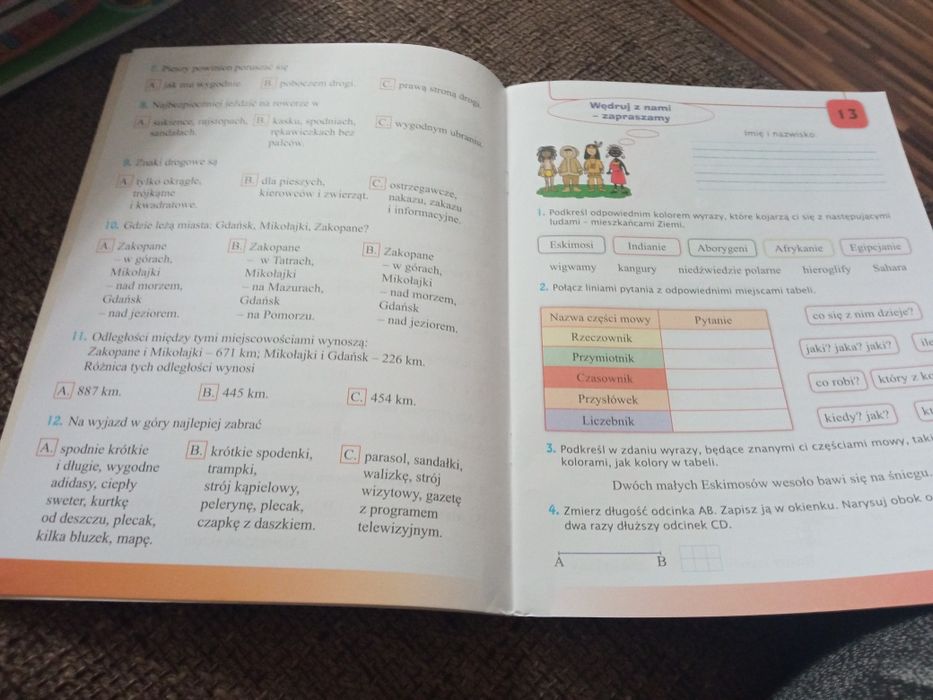 Sprawdziany klasa 3