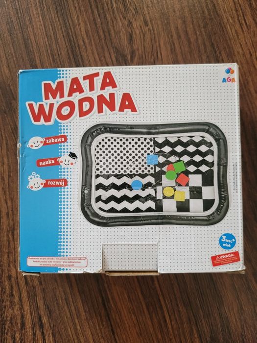 Kontrastowa sensoryczna mata wodna dmuchanaa