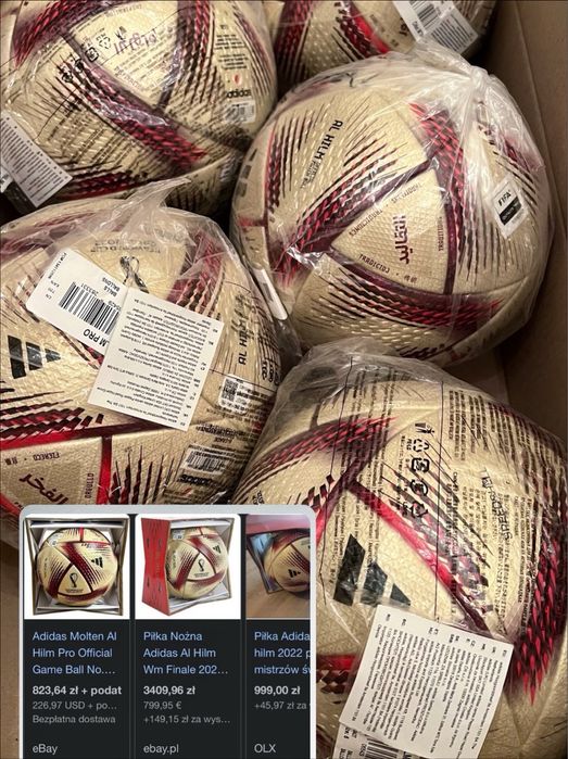 Pilka meczowa / kolekcjonerska Adidas Al-Hilm Finale OMB 2022/23