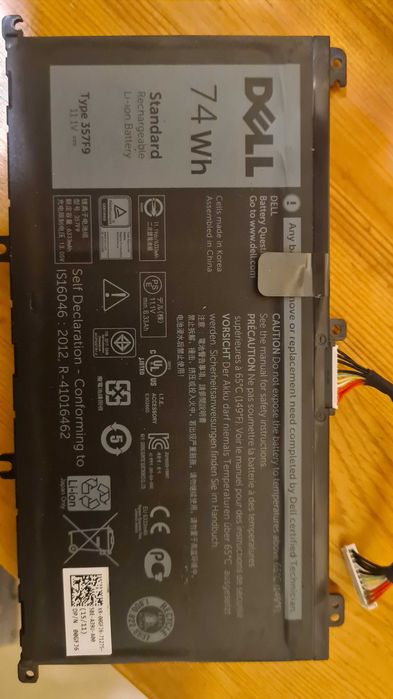 Bateria Dell Inspiron 357F9 74Wh oryginalna