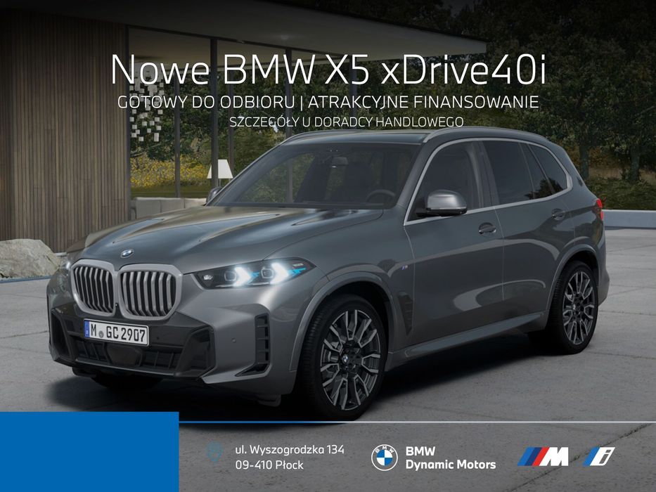 BMW X5 xDrive40i 381 KM mHEV - Kamera 360 - M Sport - HarmanKardon - Od Ręki!