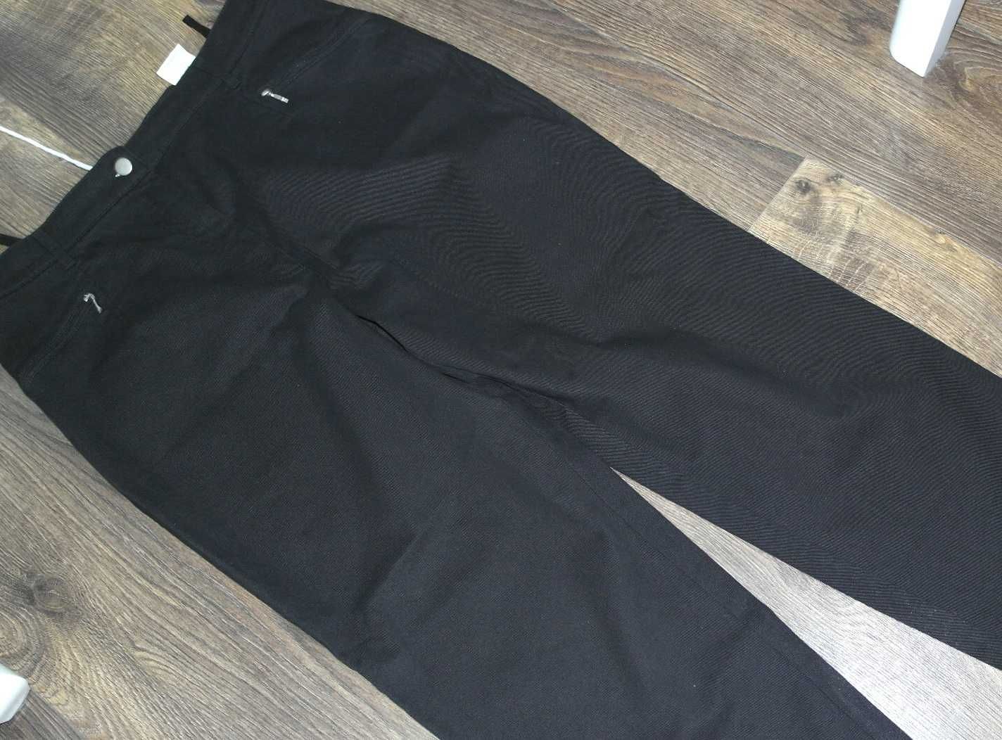 C&A czarne nowe spodnie 46