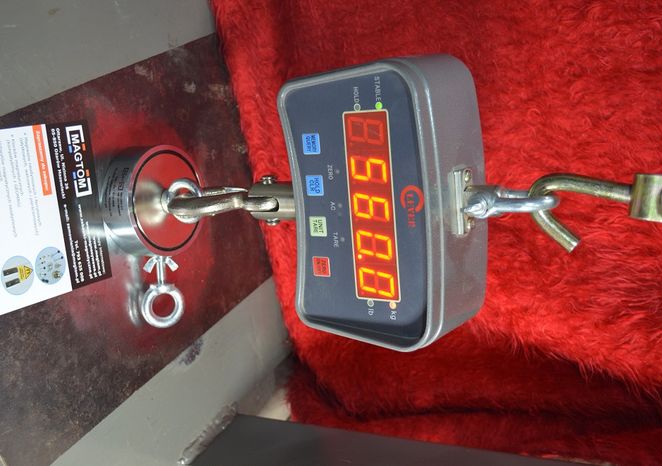 Magnes neodymowy do poszukiwań 550kg udzwig dwa mocowania F400
