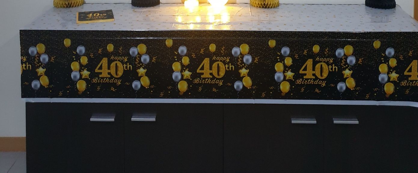 40° Aniversário - Pack de Decoração de Festa