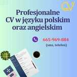 Profesjonalne CV w języku polskim i angielskim