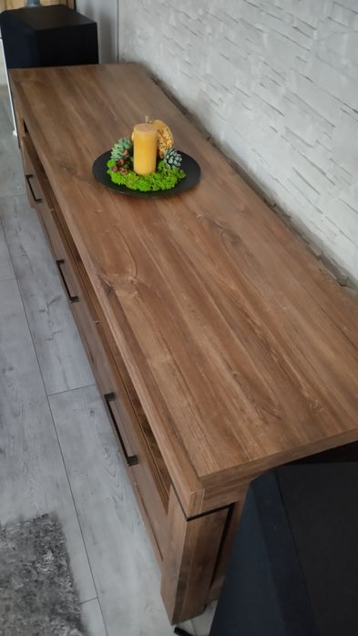 Szafka RTV LED Black Red White