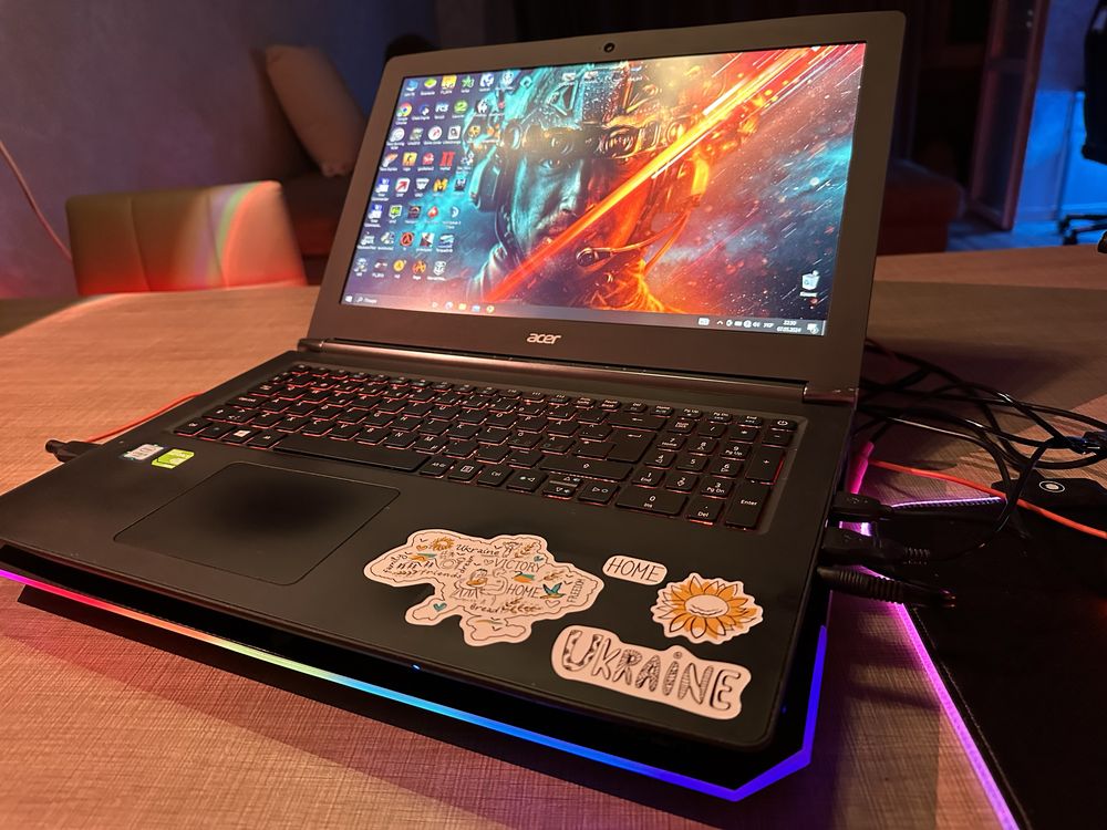 Игровой ноутбук Acer + игровые девайсы!