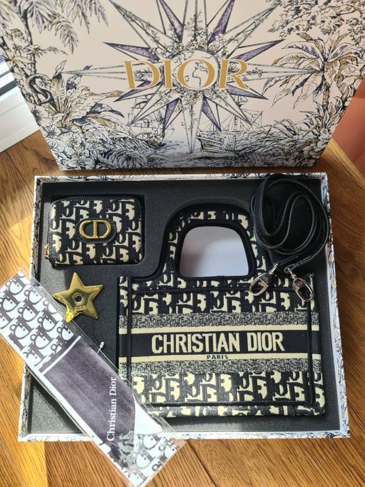 Torebka i portfel zestaw Dior Mini nowy w pudelku