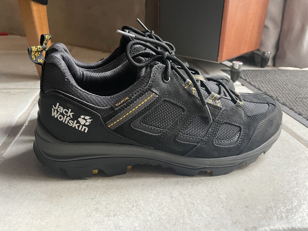 Buty turystyczne trekking męskie Jack Wolfskin czarne 45 vojo taxapore