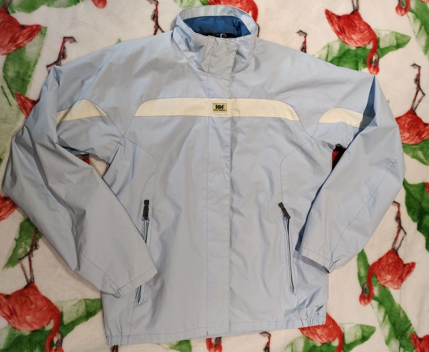 Błękitna kurtka przeciwdeszczowa Helly Hansen M