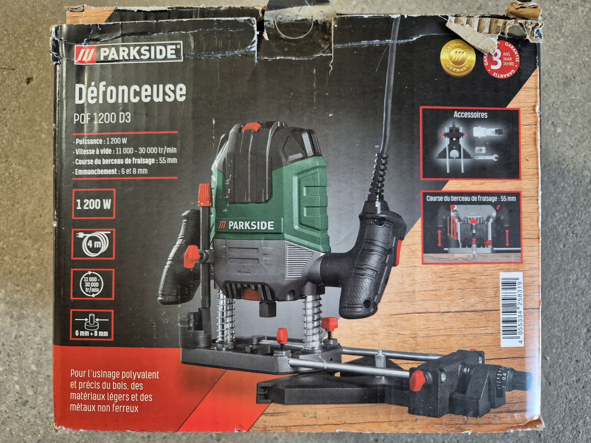 PARKSIDE® Frezarka górnowrzecionowa POF 1200 D3, 1200 W