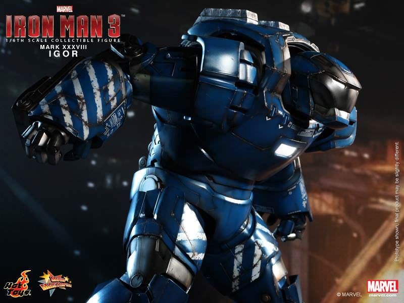 Фигурка 1/6 hot toys mms 215 IRON MAN 3 MARK XXXVIII IGOR