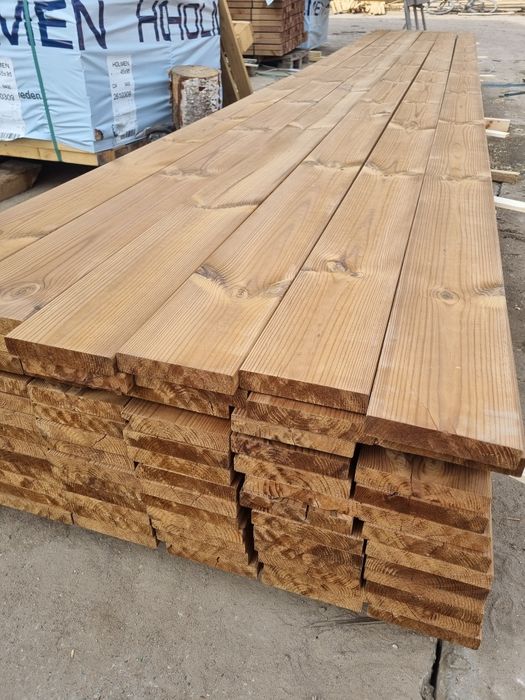 Deska tarasowa podłogowa thermowood świerk skandynawski