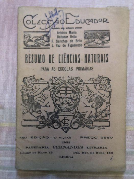 Livros escolares antigos da Coleção Educador