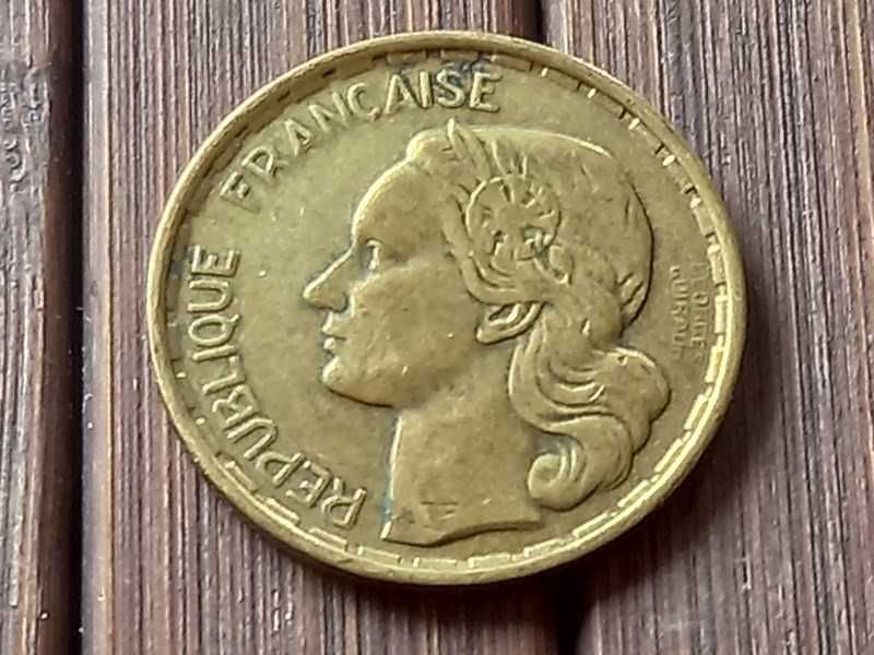 Monety 50 Francs 1950 r,Guiraud