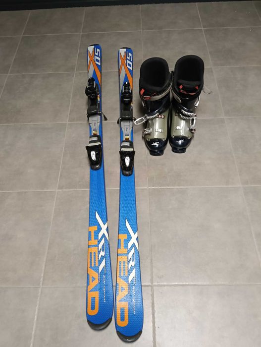 narty z butami w bardzo dobrym stanie