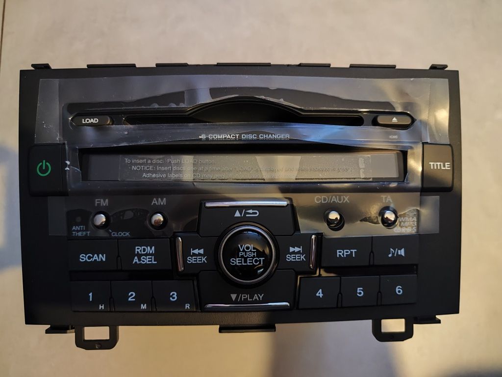 Radio CD HONDA CR-V III 39100-SWA-G212- M1