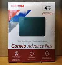 HDD Toshiba 4 TB Canvio, жорсткий диск на 4 ТБ, НОВЫЙ жёсткий диск.