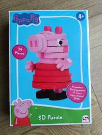 Puzzle piankowe 3D Świnka Peppa wiek: 4+