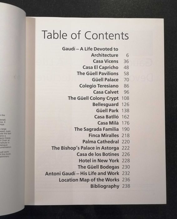 Livro “Antoni GAUDÍ, The Complete Buildings”, de Rainer Zerbst, TASHEN
