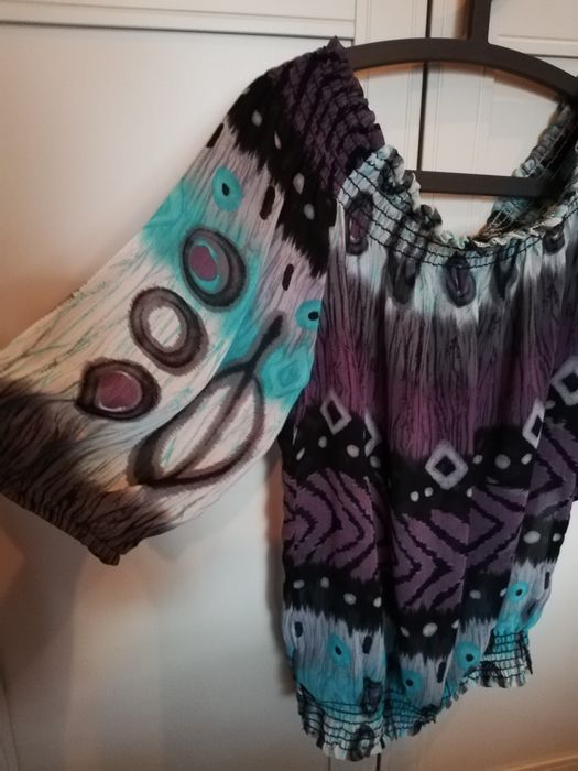 Bluzka styl afrykański, boho, hippie.