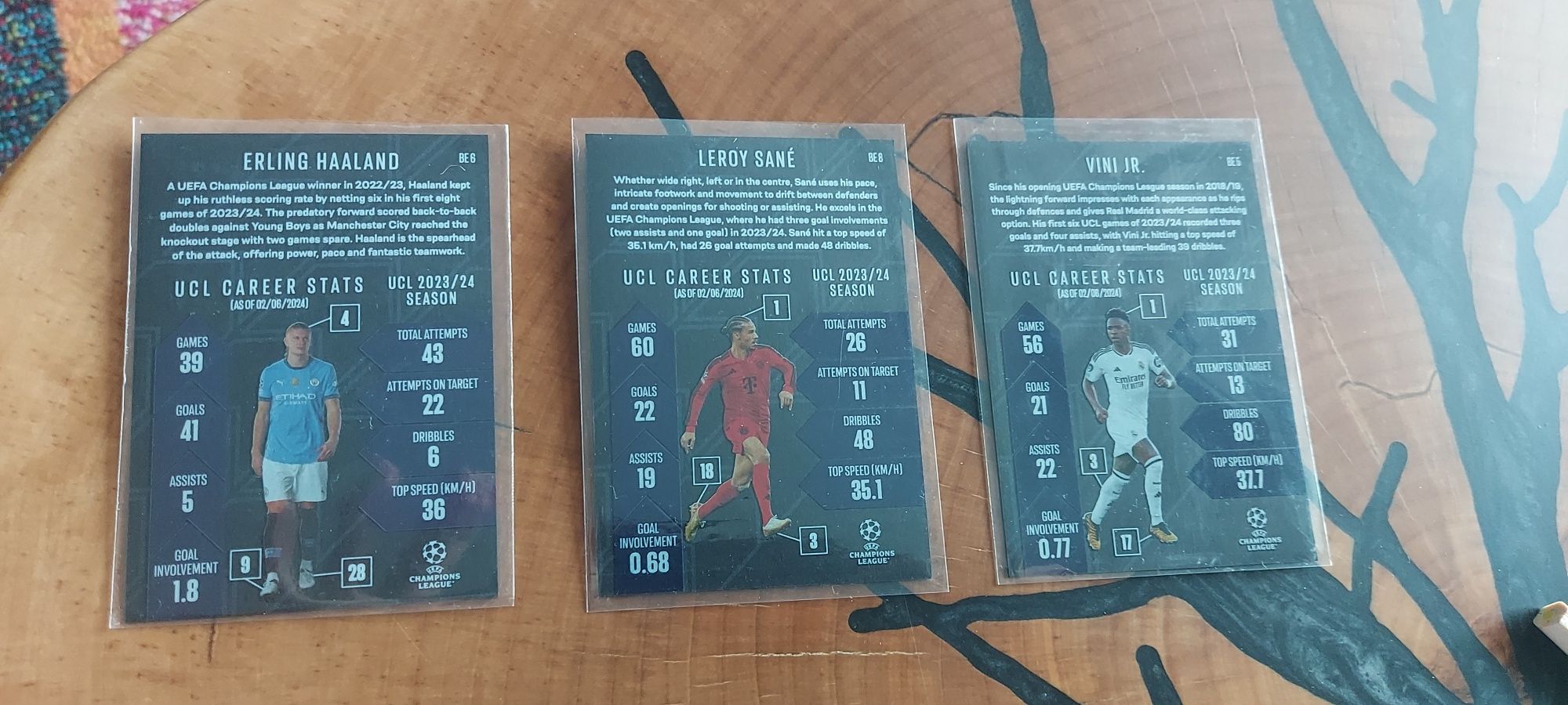 Karty piłkarskie Match Attax Black Edge Edition BE5, BE6, BE8