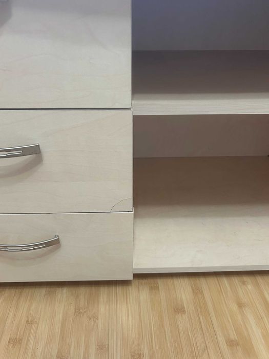 Тумба Комод офісна кімнатна колір бежевий , пісочний