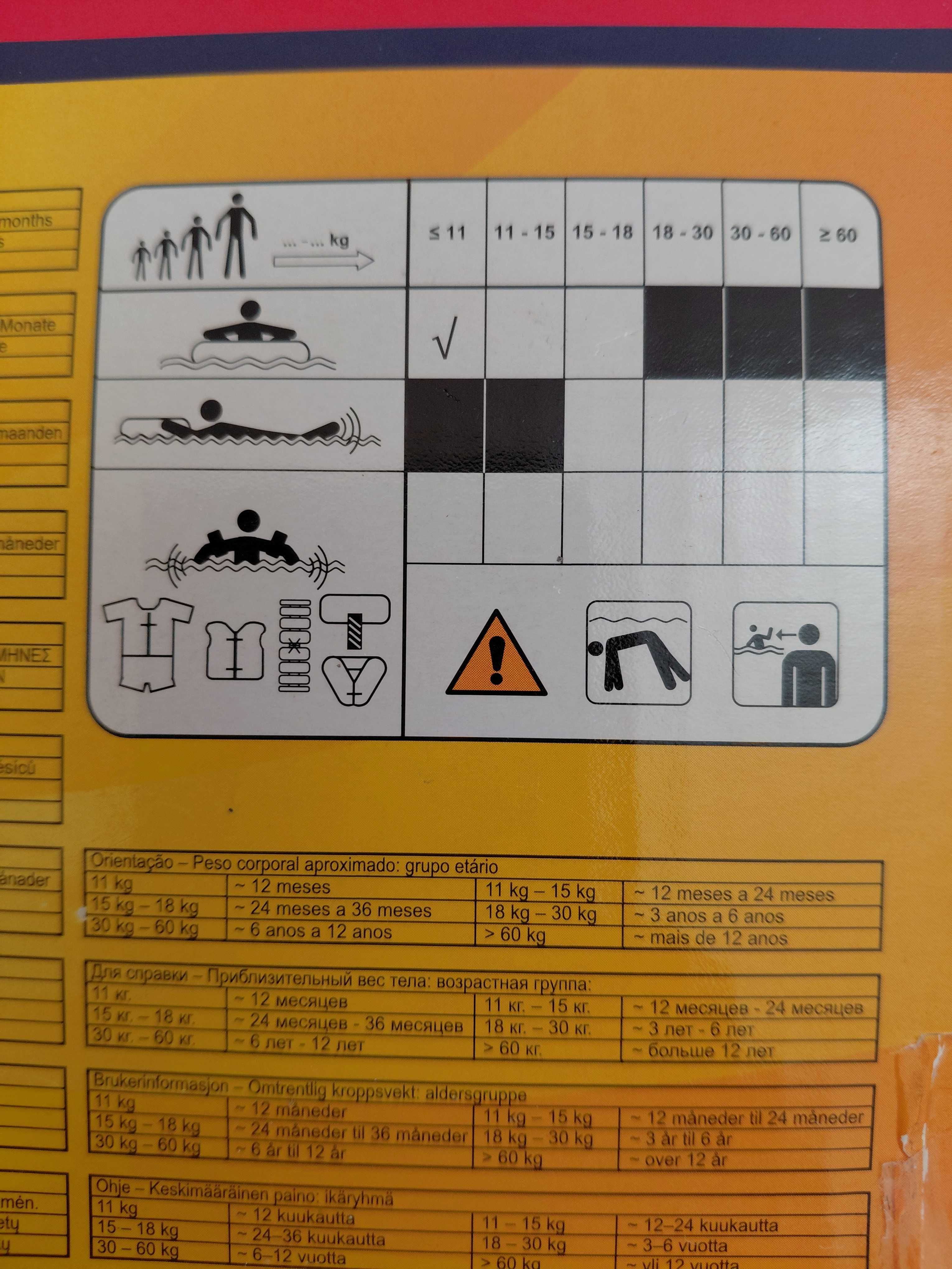 Boia para bebé com idade inferior a 12 meses