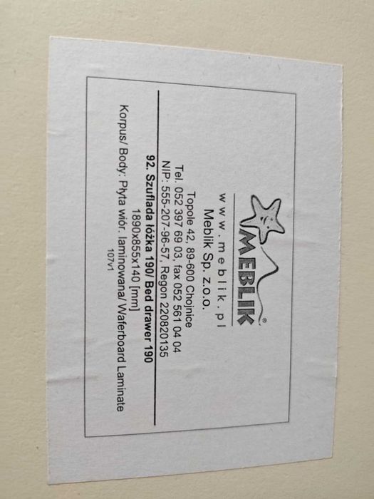 Łóżko młodzieżowe