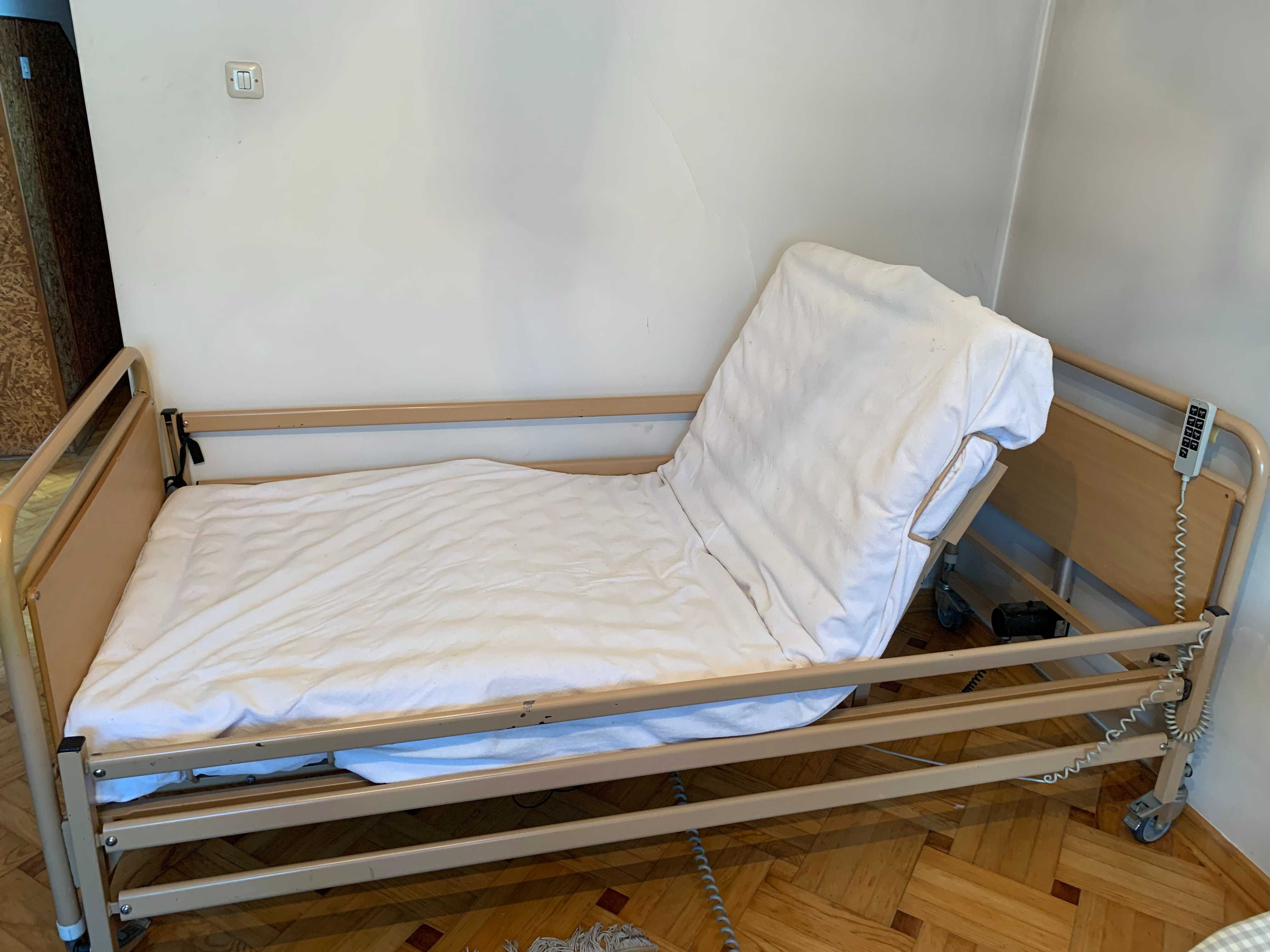 Łóżko rehabilitacyjne Dewert, dla osób niepełnosprawnych, elektryczne