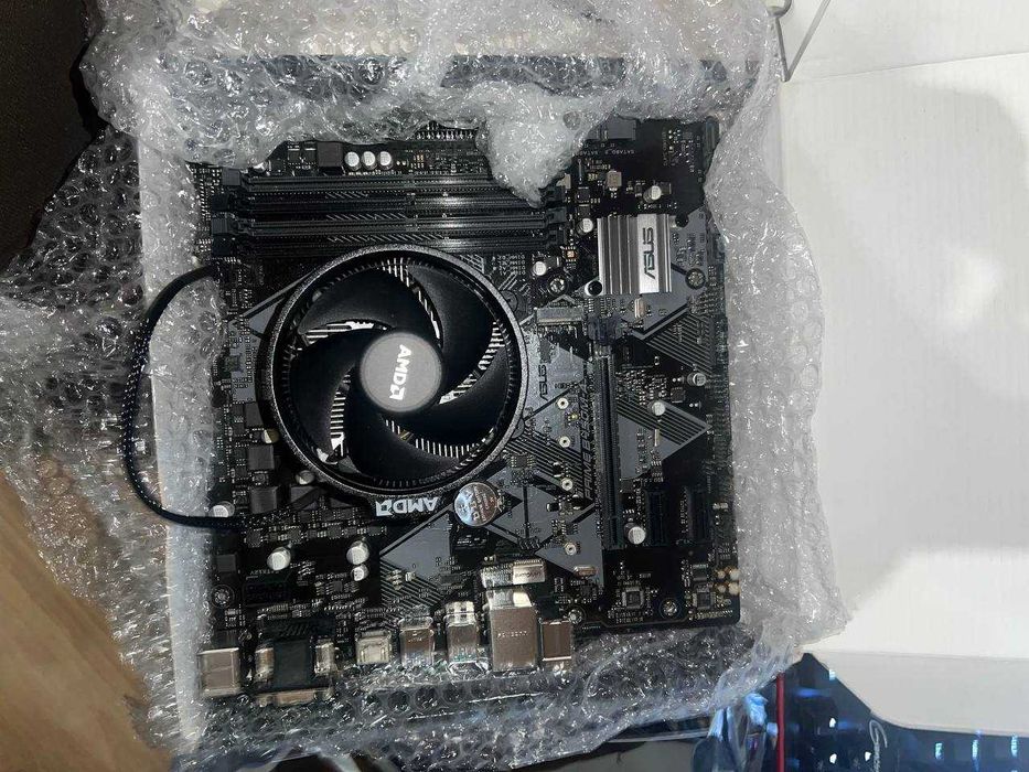 Ryzen 5 2600 + ASUS B450M-A + chłodzenie AMD