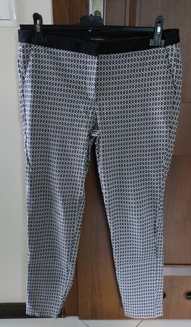 Reserved spodnie rurki cygaretki wzór 38 M