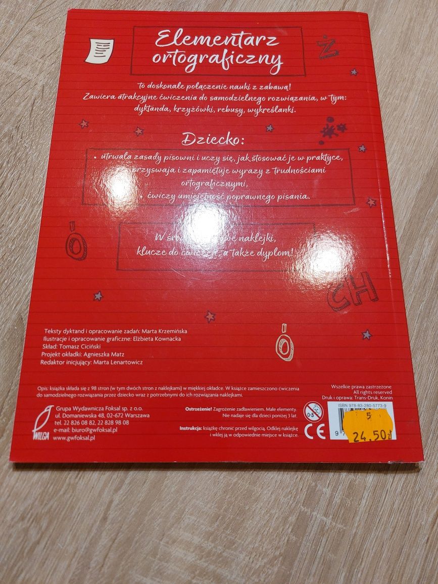 Elementarz ortograficzny 1-3