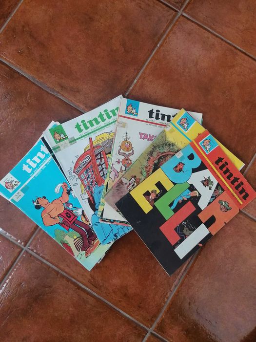 Revistas Tintin - Anos 1973, 1974, 1977, 1979 e 1981