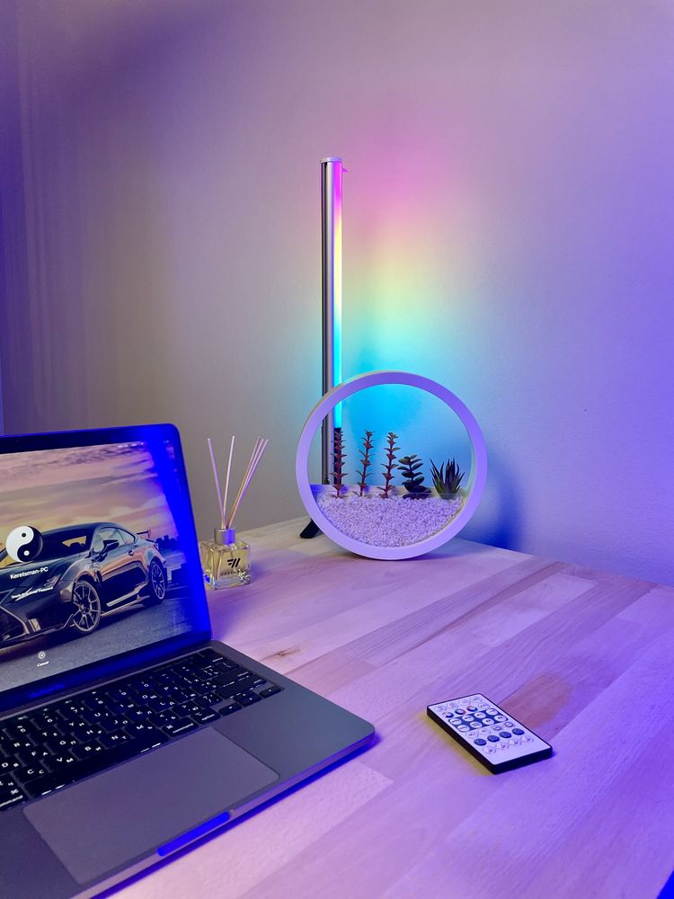 LED лампа luminary. RGB 10w акумуляторна