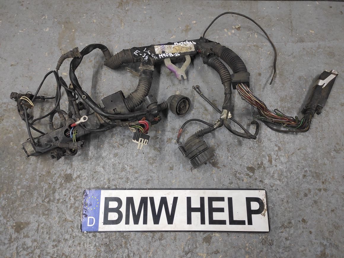 Проводка Двигателя БМВ Е36 М40 Б16 Механика Разборка BMW HELP