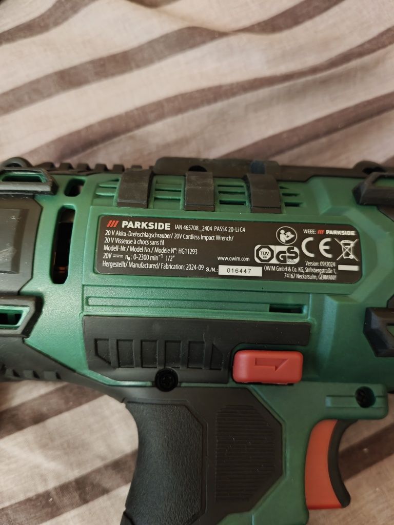 Ударний гайковерт PASSK 20-Li C4