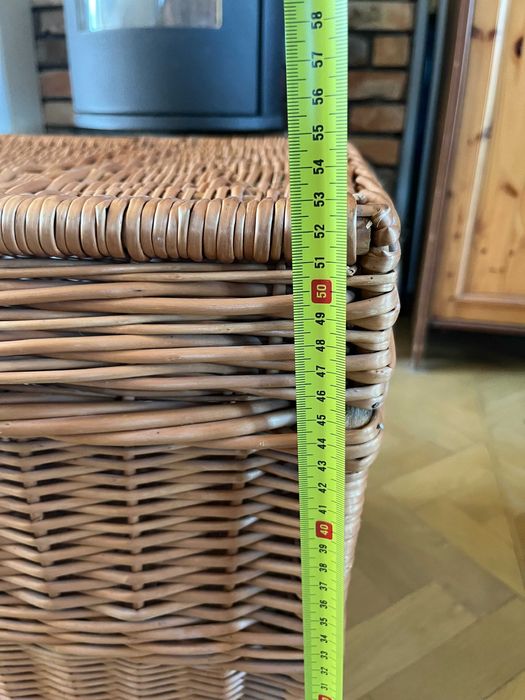 Kufer kosz wiklinowy duży stan idealny Poznań