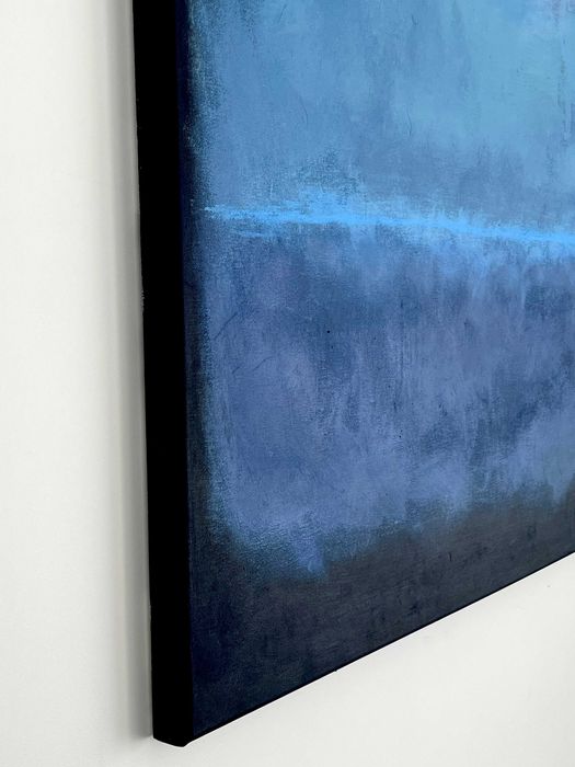 Obraz akrylowy 100x80 cm – Niebieskie Marzenie – Abstrakcja