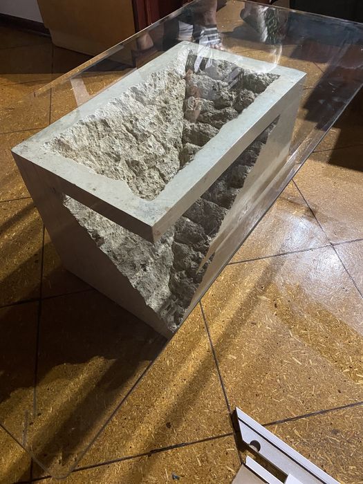 Stolik kawowy z szyba