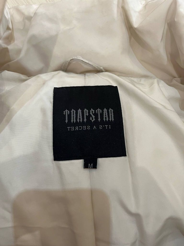 trapstar kurtka/puffer kremowy/cream rozmiar M