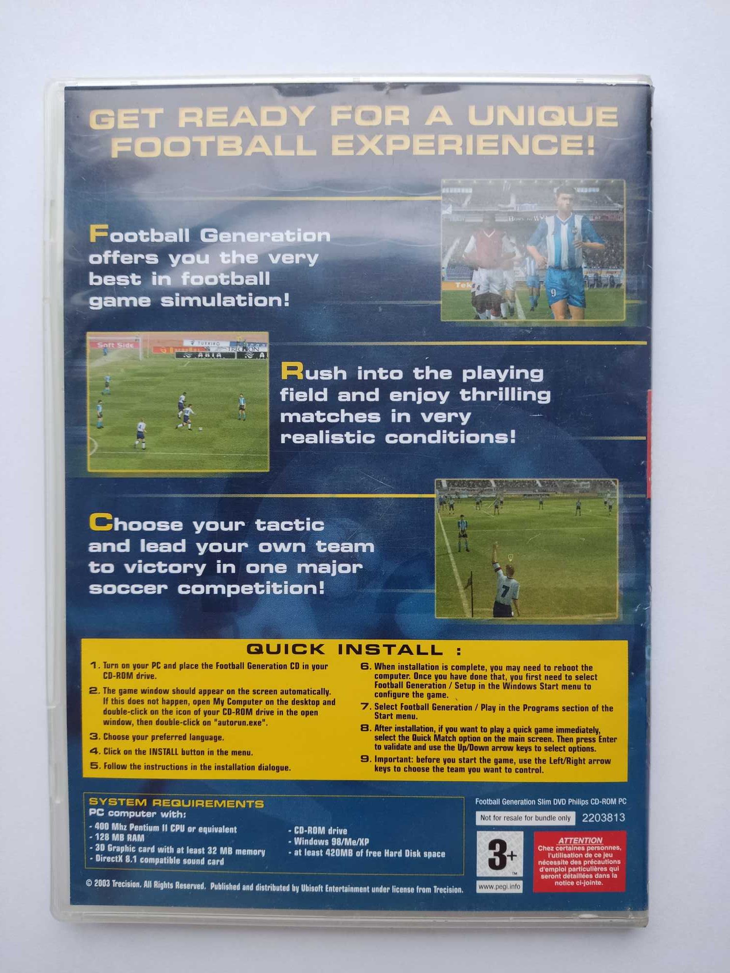 Gra PC Football Generation + gratis