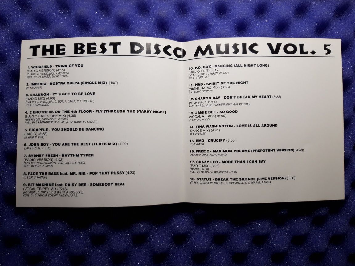 The Best Disco Music Vol. 5 (CD, 1995)