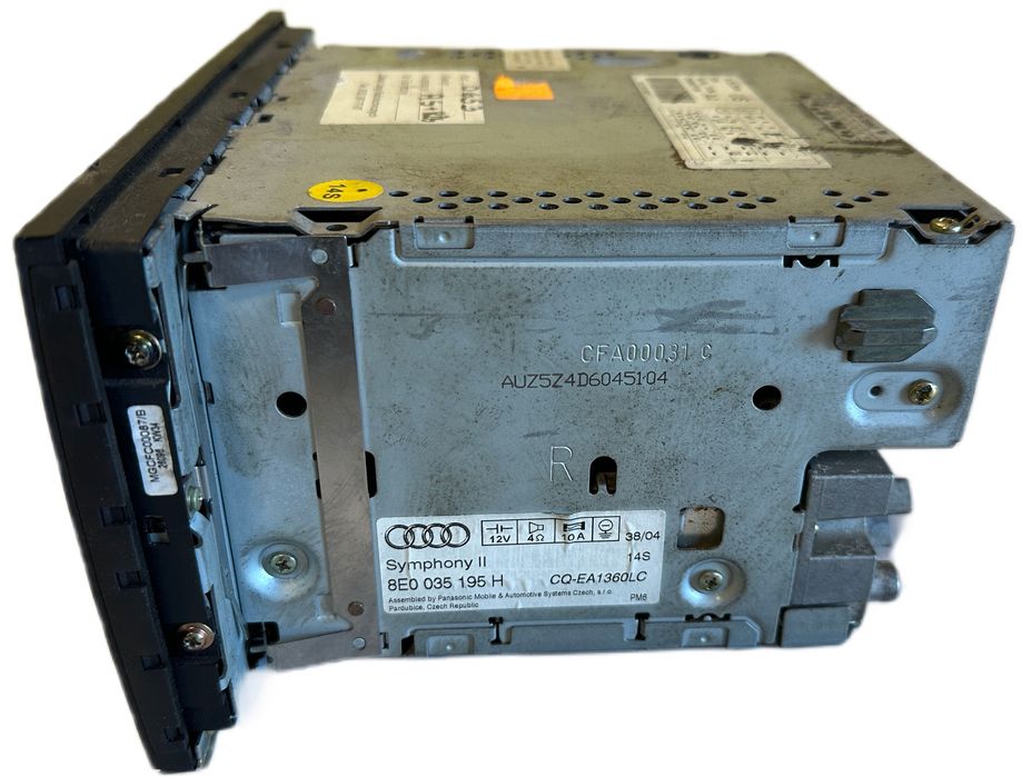 Fabryczne Oryginalne Radio Audi Symphony A4 B6 B7 + Kod