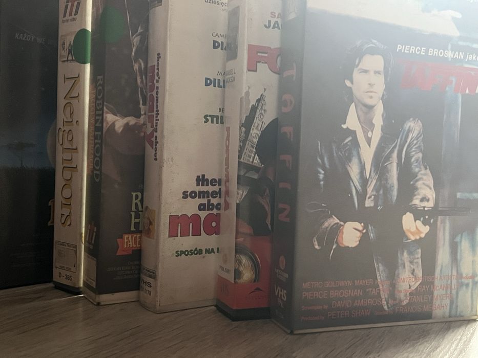 Filmy VHS rozne tytuly.