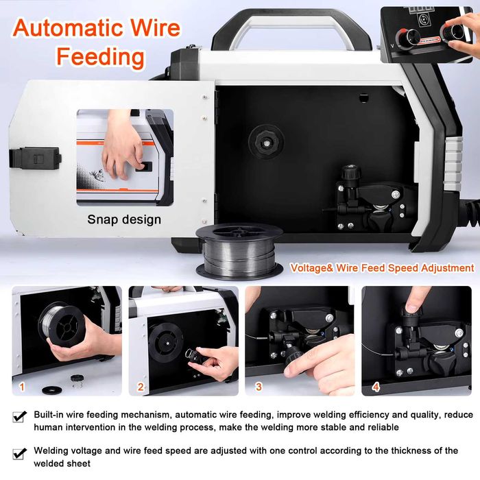 F1308 Multifunções 4 em 1 máquina soldar, MIG MMA MAG TIG-160C