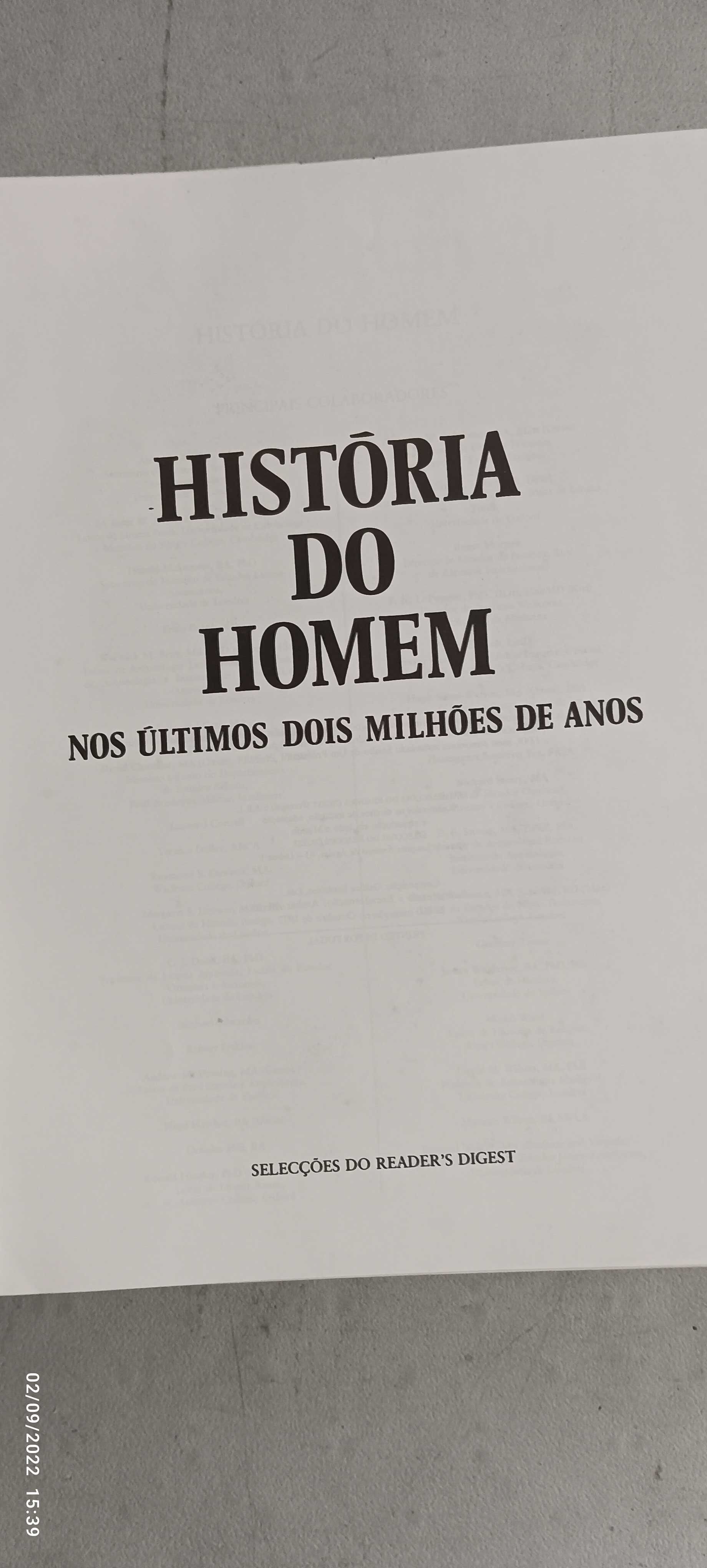 Livro PA-4 -Selecções do Reader"s Digest - História do Homem